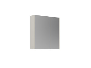 Meuble Salle de Bain avec Miroir "Arno 60" - 60 x 16 x 66 cm - Cashmere