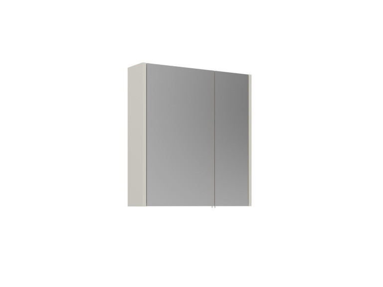 Meuble Salle de Bain avec Miroir "Arno 60" - 60 x 16 x 66 cm - Cashmere