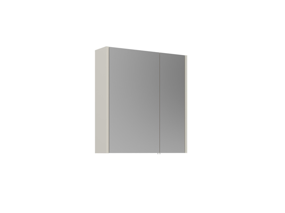Meuble Salle de Bain avec Miroir "Arno 60" - 60 x 16 x 66 cm - Cashmere