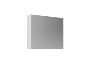Meuble Salle de Bain avec Miroir "Arno 80" - 79 x 16 x 66 cm - White