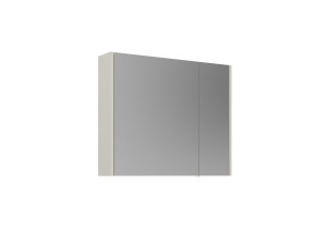 Meuble Salle de Bain avec Miroir "Arno 80" - 79 x 16 x 66 cm - Cashmere