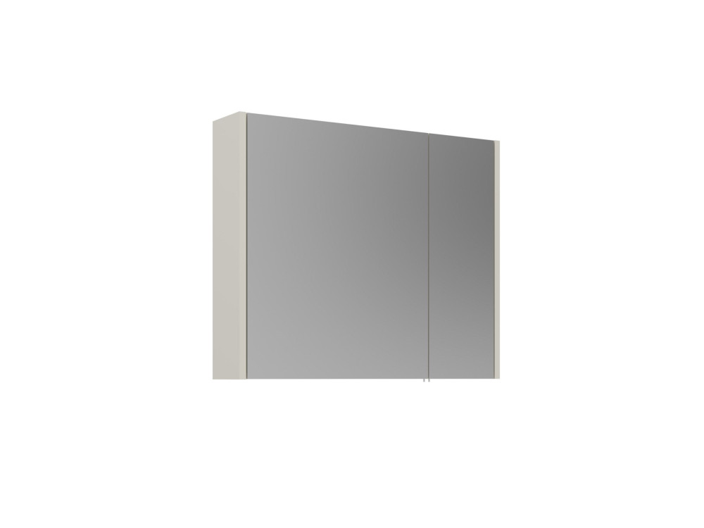 Meuble Salle de Bain avec Miroir "Arno 80" - 79 x 16 x 66 cm - Cashmere