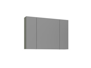 Meuble Salle de Bain avec Miroir "Bari 100" - 97 x 16 x 66 cm - Matte Green