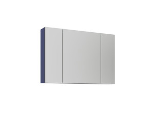 Meuble Salle de Bain avec Miroir "Bari 100" - 97 x 16 x 66 cm - Matte Navy Blue