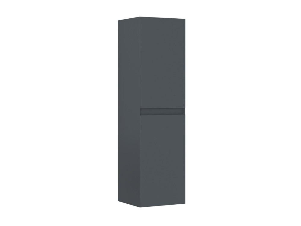 Armoire de Salle de Bain "Nest 40 v2" - 40 x 32 x 138 cm - Matte Anthracite