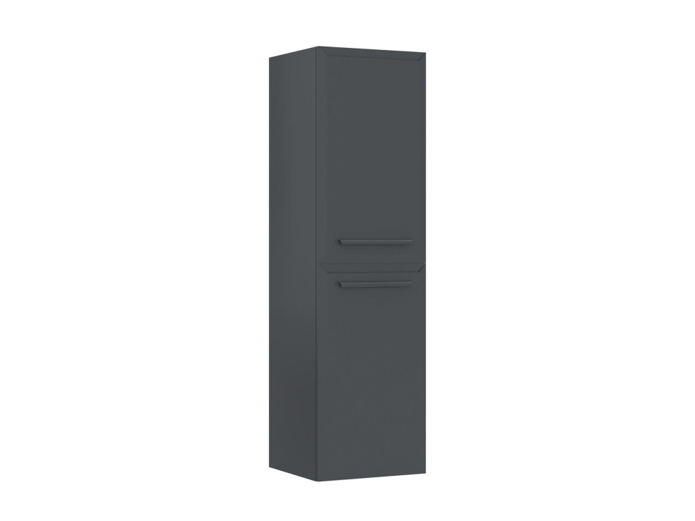 Armoire de Salle de Bain "Nuvola 40 v3" - 40 x 32 x 138 cm - Anthracite