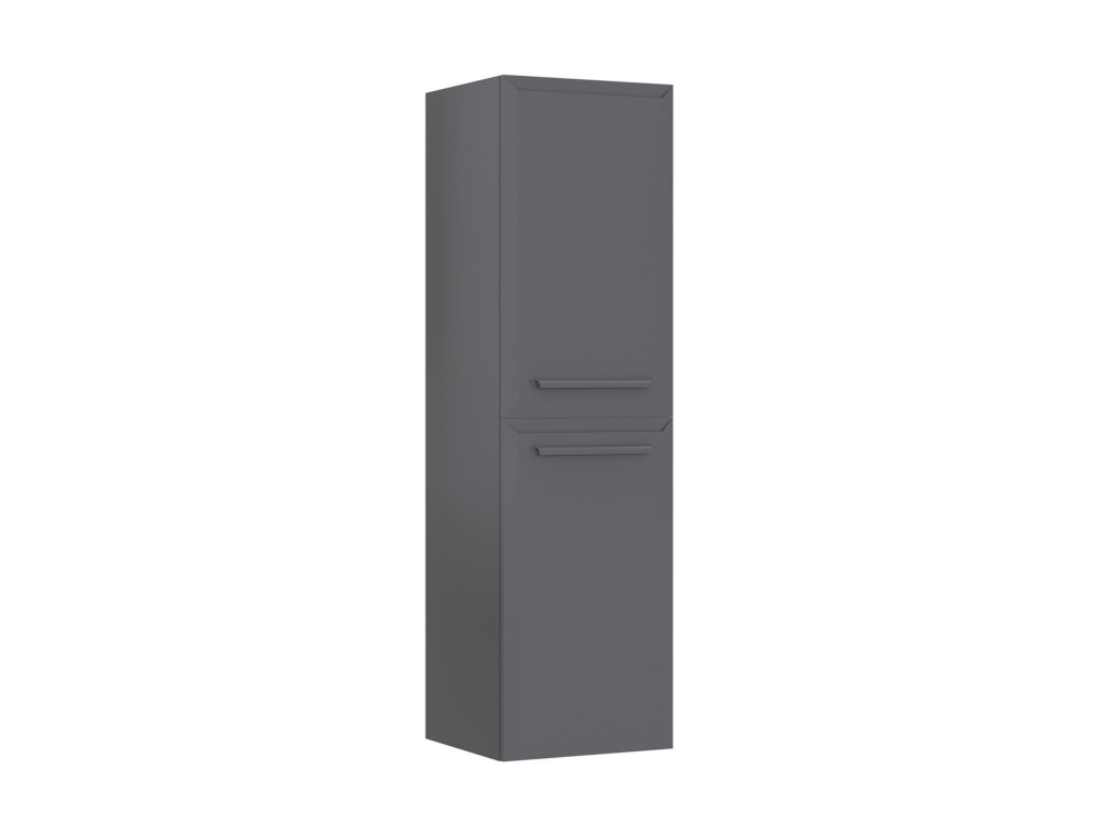 Armoire de Salle de Bain "Nuvola 40 v3" - 40 x 32 x 138 cm - Grey