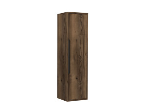Armoire de Salle de Bain "Galia 40" - 40 x 30 x 138 cm - Dark Walnut
