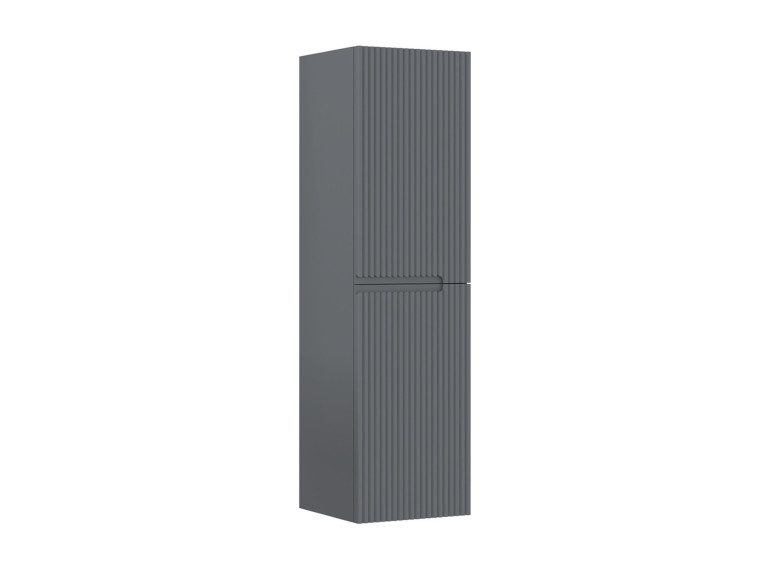 Armoire de Salle de Bain "Moonlight 40" - 40 x 27 x 138 cm - Matte Grey