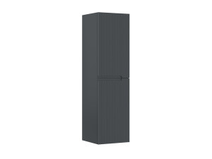 Armoire de Salle de Bain "Moonlight 40" - 40 x 27 x 138 cm - Matte Anthracite