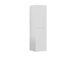 Armoire de Salle de Bain "Moonlight 40" - 40 x 27 x 138 cm - Matte White