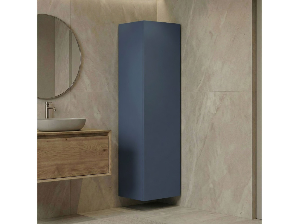 Armoire de Salle de Bain "Ferla 30" - 30 x 25 x 100 cm - Petrol Blue
