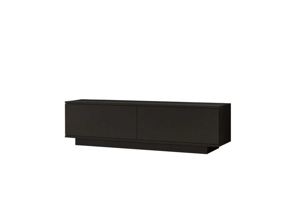 Meuble TV en bois "FN1" - 140 x 35 x 38 cm - Noir