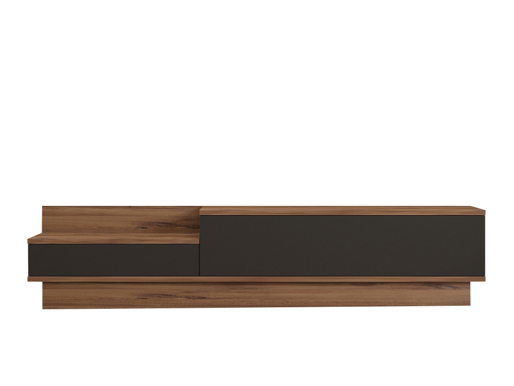 Meuble TV en bois "Asir" - 160 x 35 x 35 cm - Marron