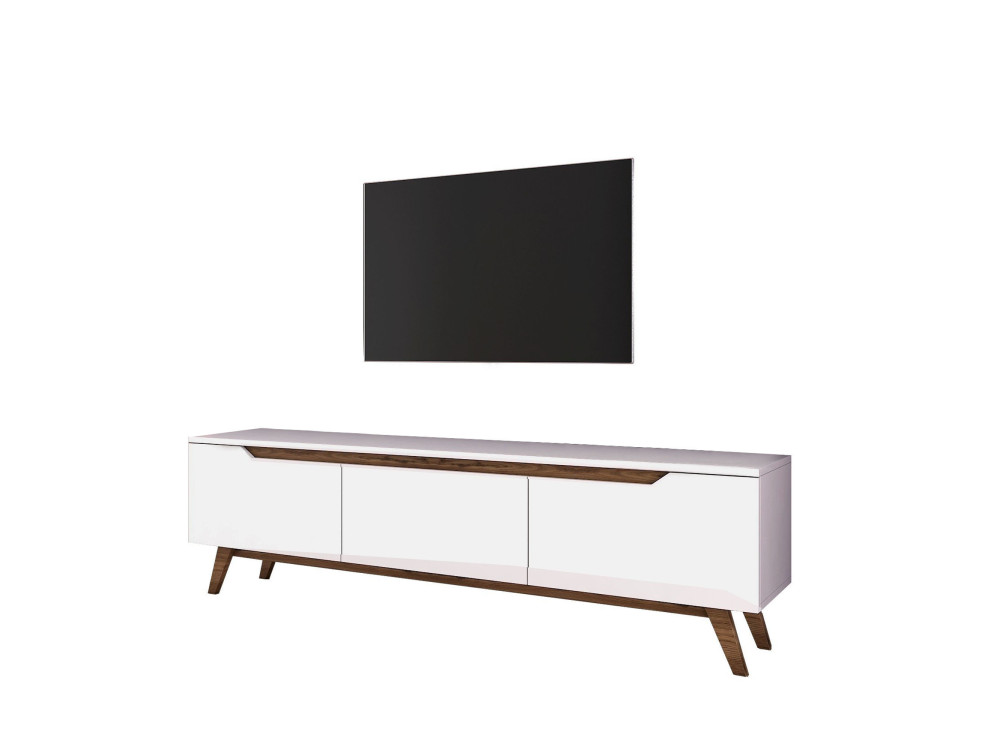 Meuble TV en bois "Digi" - 180 x 35 x 48 cm - Marron