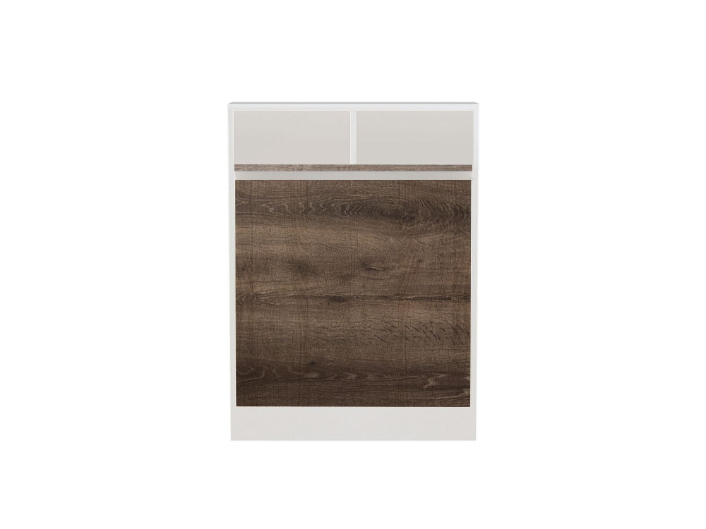 Table de repas pliable en bois "Bracked" - 70 x 15 x 96 cm - Beige