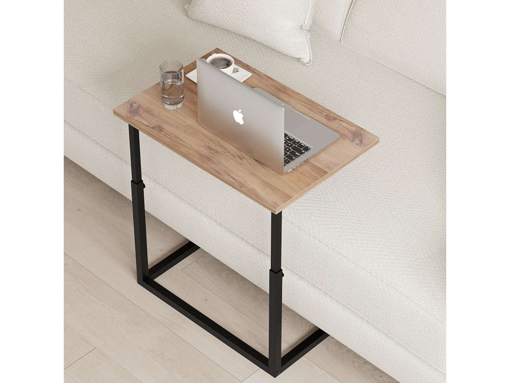 Bureau d'appoint en bois "Sparkle" - 60 x 40 x 73 cm - Marron
