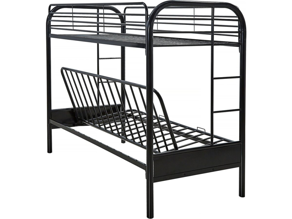 Lit mezzanine "POLO" - 90 x 190 cm - Noir