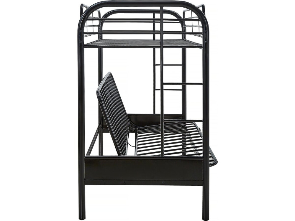Lit mezzanine "POLO" - 90 x 190 cm - Noir
