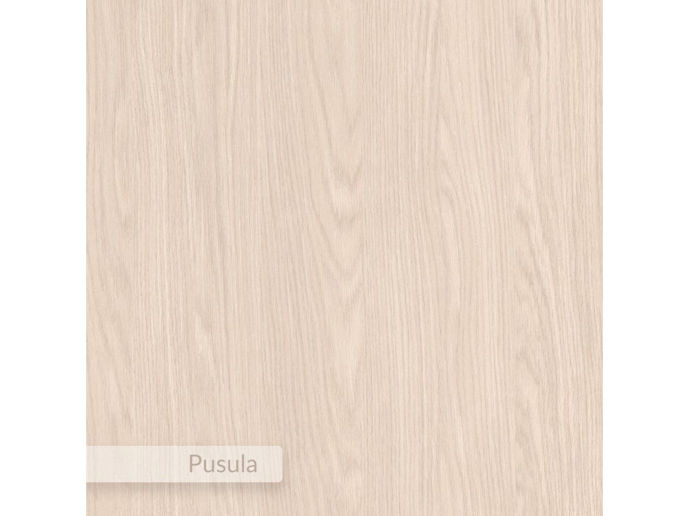 Table de chevet avec ampoule en bois "Dotta" - 52 x 30 x 28 cm - Beige