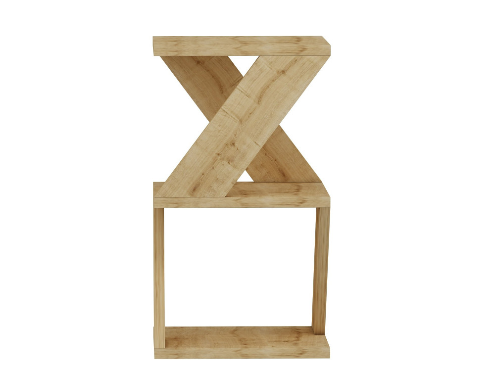 Table d'appoint en bois "Albeni" - 30 x 30 x 50 cm - Chêne Saphir