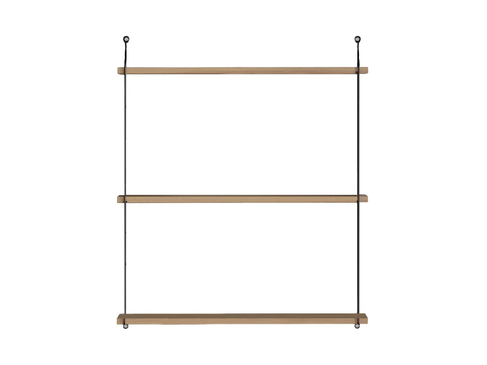 Étagère murale en bois "Armoni" - 72 x 20 x 85 cm - Noyer