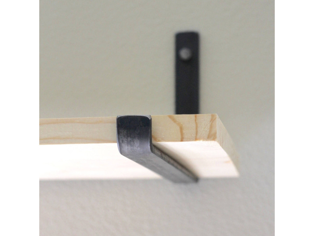 Lot de 2 étagères murales en bois en bois "LAM008" - 60 x 14 x 16 cm - Beige