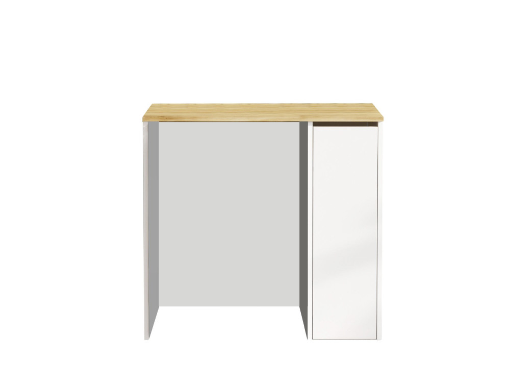 Meuble de salle de bain pour lave-linge en bois "SA1" - 93 x 60 x 88 cm - Blanc