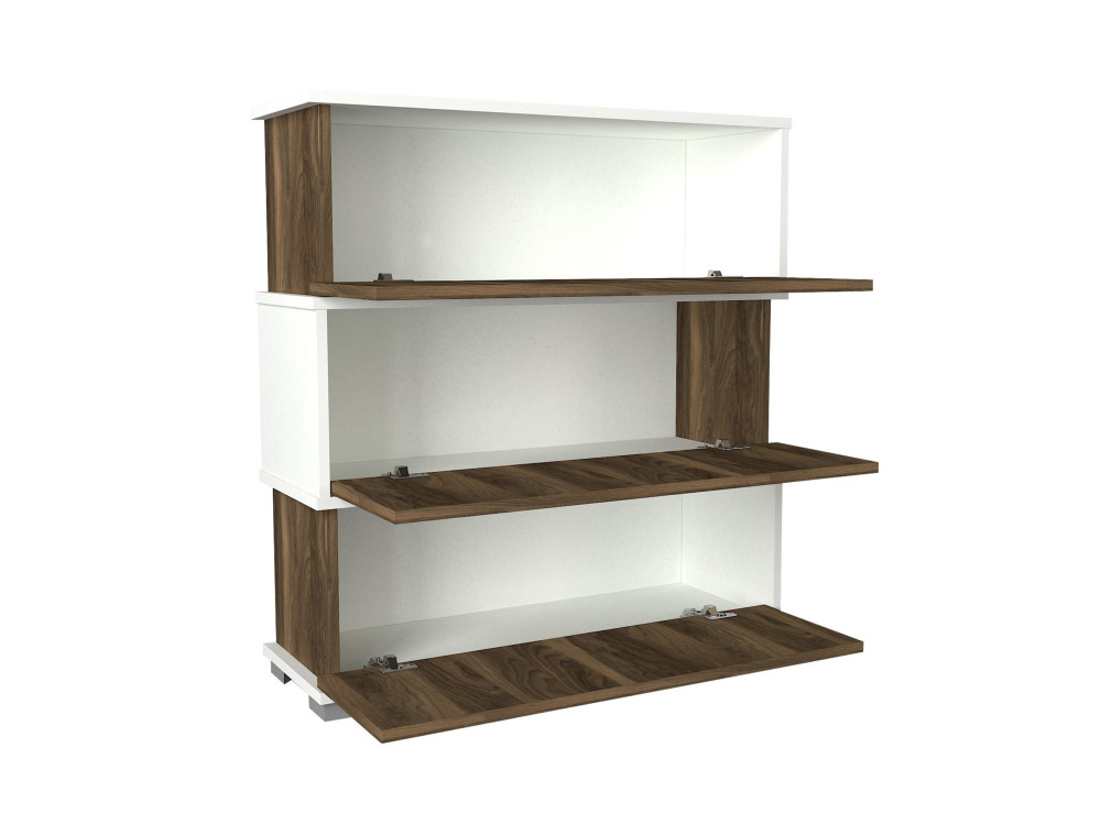 Meuble à chaussures en bois "Napolyon" - 90 x 30 x 93 cm - Marron