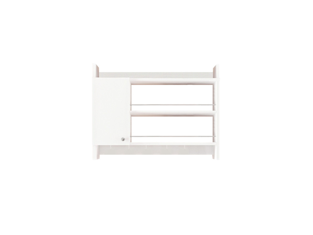 Etagère de cuisine en bois "Knerr" - 85 x 13 x 65 cm - Blanc