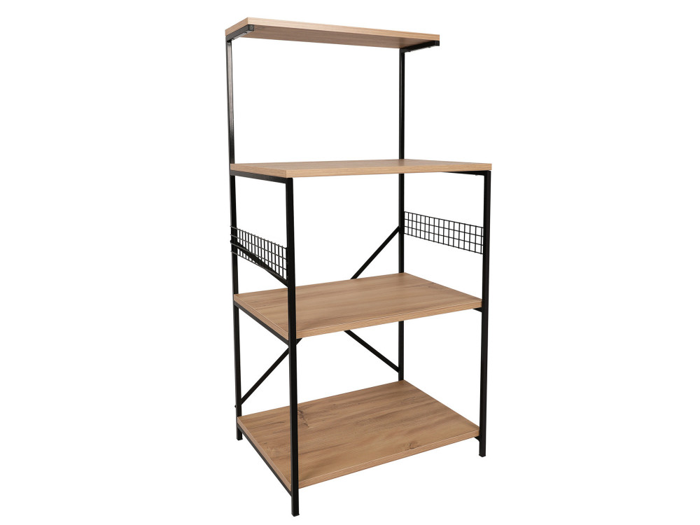 Meuble multi-usages en bois "Anemon" - 60 x 45 x 124 cm - Marron
