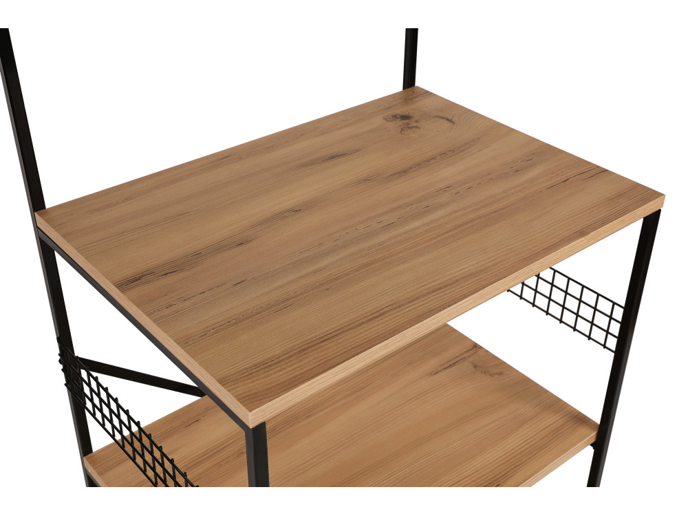 Meuble multi-usages en bois "Anemon" - 60 x 45 x 124 cm - Marron