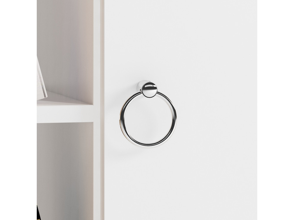 Meuble multi-usages en bois "Lagomood Ruby" - 50 x 30 x 140 cm - Blanc