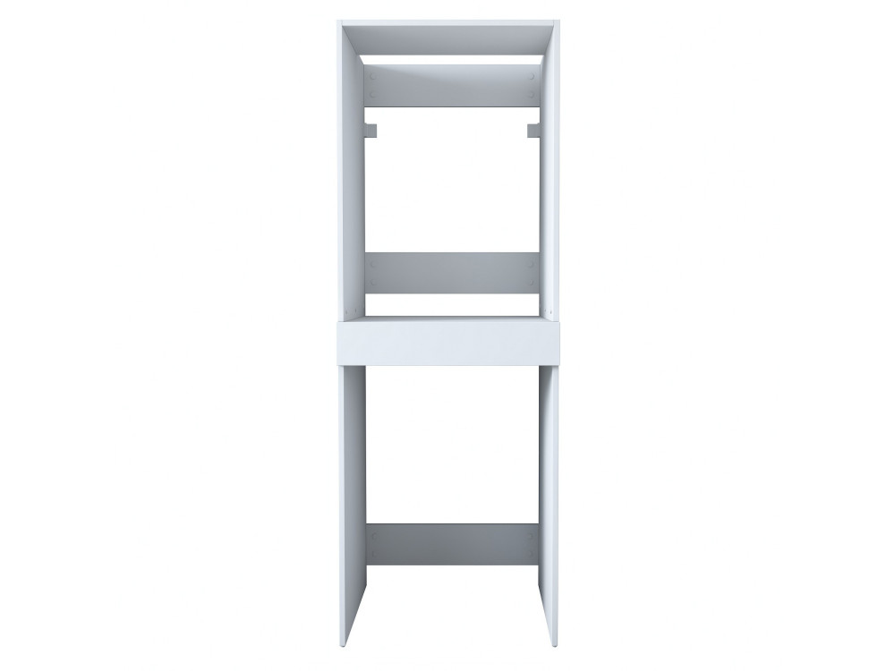 Meuble pour machine à laver en bois "Dorma" - 66 x 65 x 189 cm - Blanc