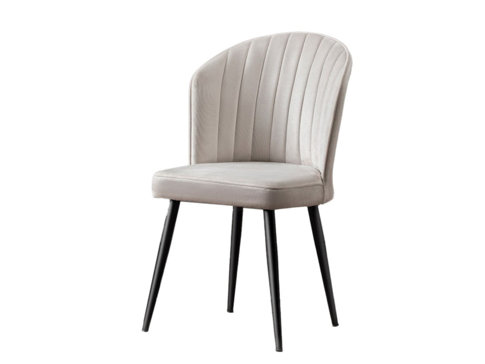 Ensemble de chaises (4 pièces) en bois "Rubi" - 52 x 42 x 85 cm - Crème