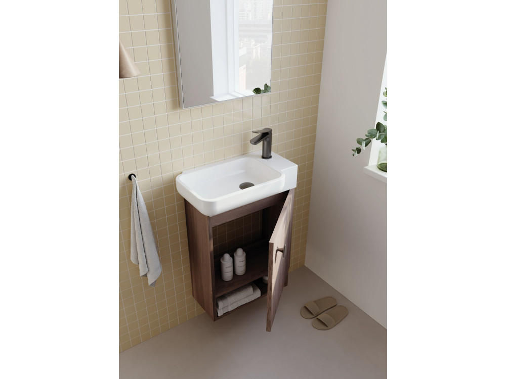 Miroir Décoratif en Bois "Begonya 45" -  cm - Chrome