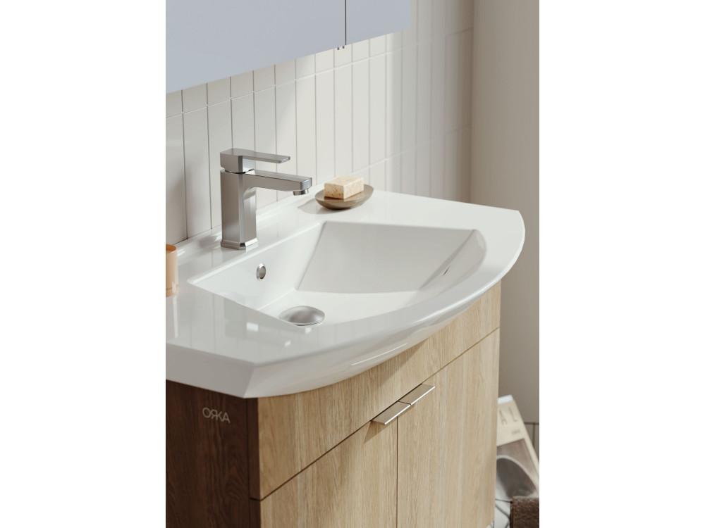 Meuble Vasque "Purus 80" - 80 x 50 x 58 cm - Sonomo Oak
