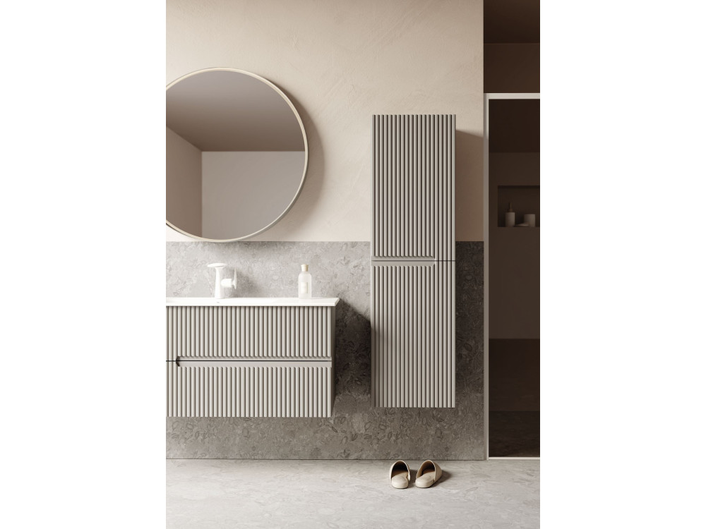 Meuble Vasque "Moonlight 120" - 121 x 51 x 51 cm - Matte Mink