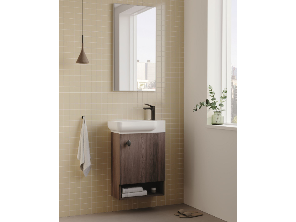 Meuble Vasque "Begonya 55" - 53 x 33 x 75 cm - Dark Walnut
