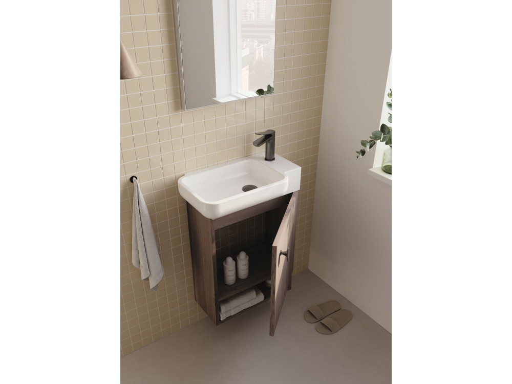 Meuble Vasque "Begonya 55" - 53 x 33 x 75 cm - Dark Walnut