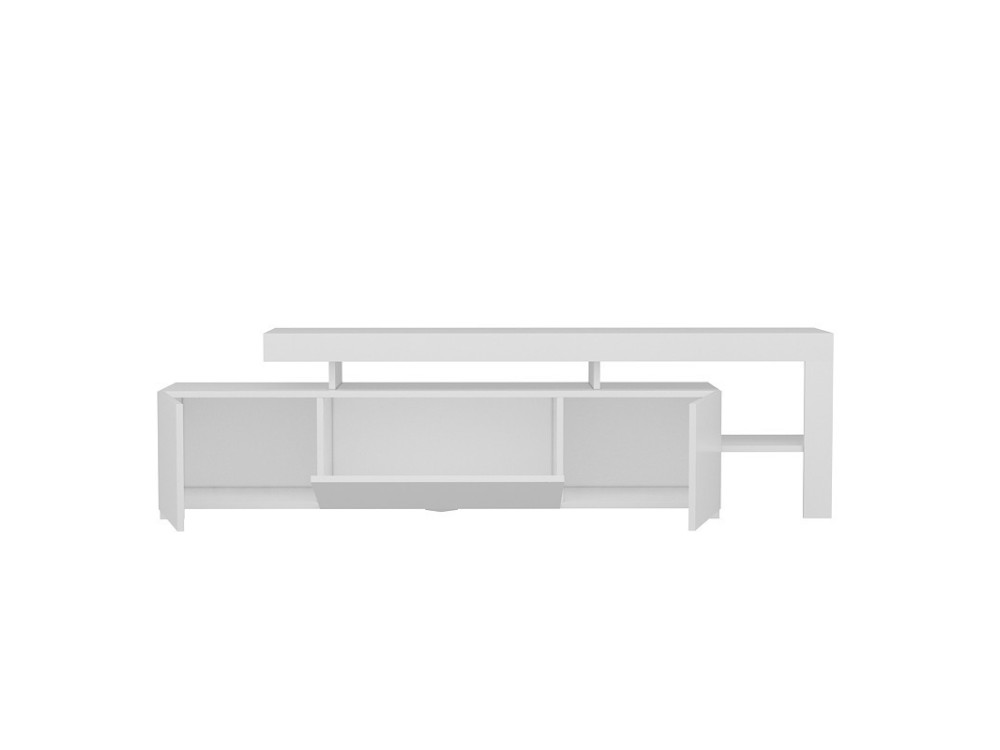 Meuble TV en bois "Beliz" 192 x 37 x 53 cm - Blanc