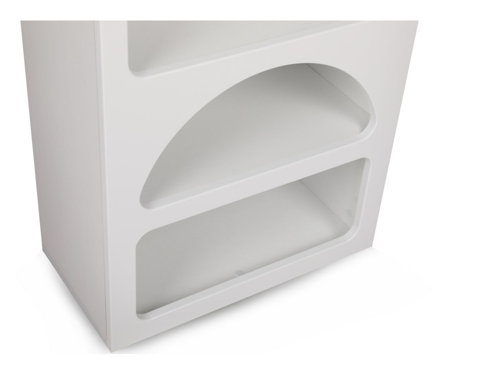 Bibliothèque en bois "Venüs" 60 x 32 x 150 cm - Blanc
