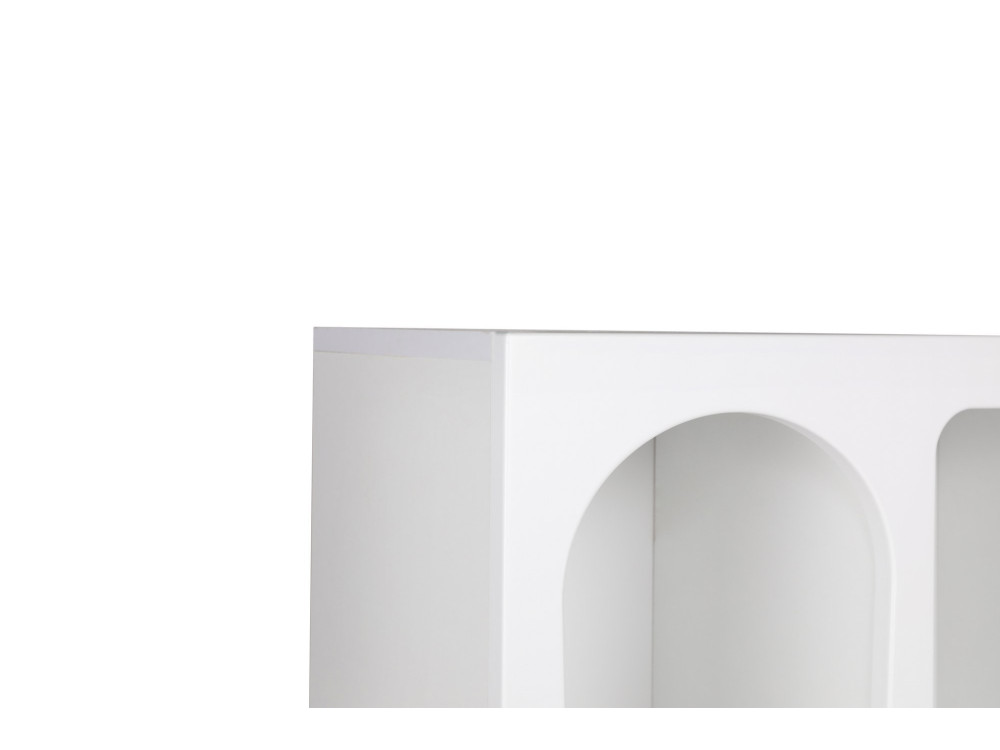Bibliothèque en bois "Venüs" 60 x 32 x 150 cm - Blanc