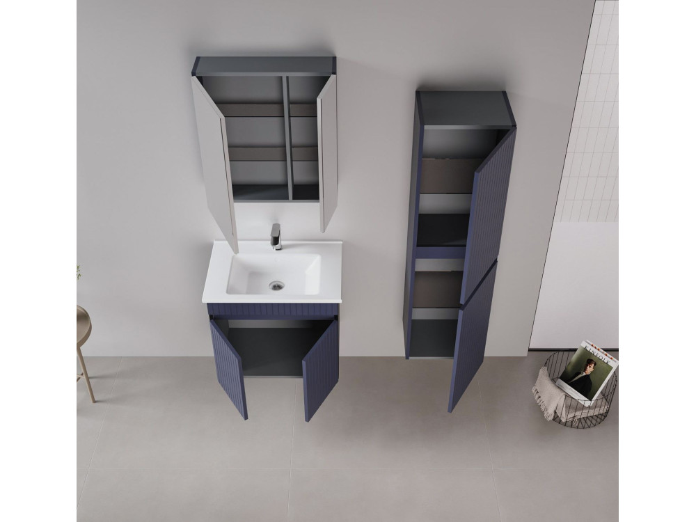Armoire de Salle de Bain "Tivoli 40" -  cm - Matte Navy Blue