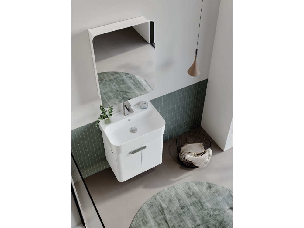 Meuble Vasque "Orbit 55" - 55 x 38 x 62 cm - White