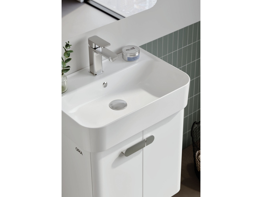 Meuble Vasque "Orbit 55" - 55 x 38 x 62 cm - White
