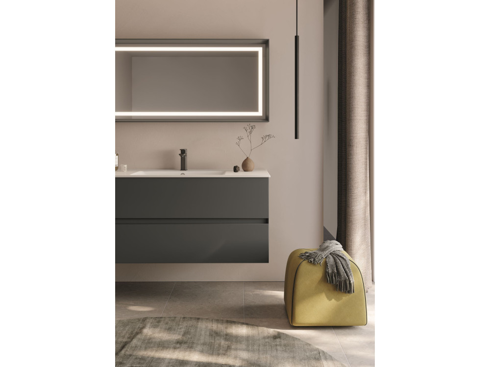 Meuble Vasque "Nest 121 v2" - 121 x 51 x 55 cm - Matte Anthracite