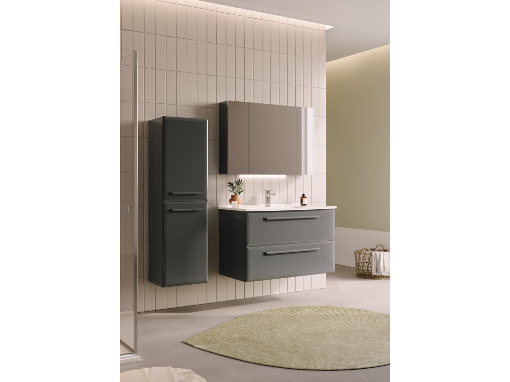 Meuble Vasque "Nuvola 100 v2" - 100 x 50 x 62 cm - Anthracite