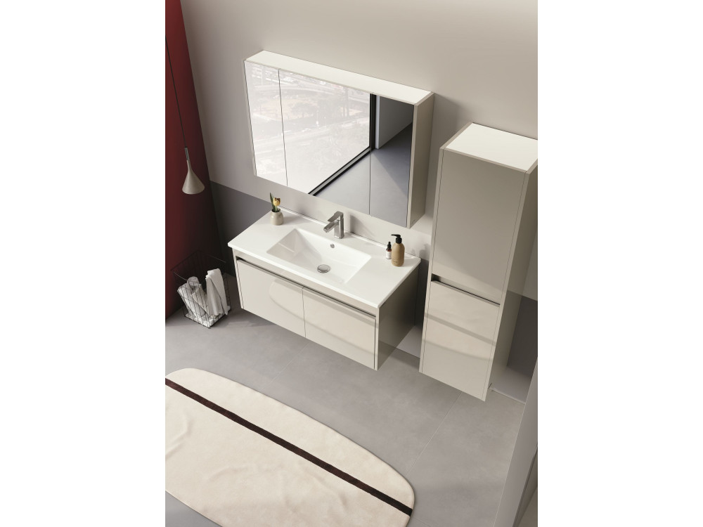Meuble Vasque "Arno 100" - 100 x 45 x 52 cm - Cashmere