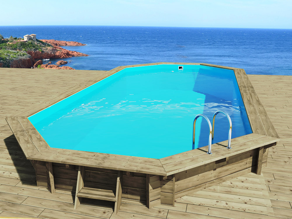 Piscine bois " Sevilla 145 " - 8.57 x 4.57 x 1.45 m